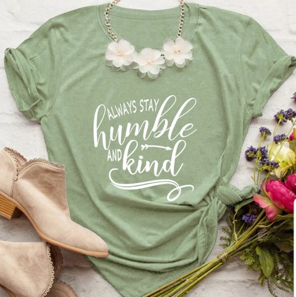 SHEIN Tops - Humble and Kind Tee